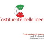 Programma Conferenza Stampa Costituente delle Idee a Roma