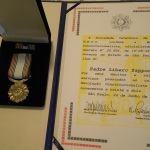 Premiazione di Padre Libero da parte del Governo Brasiliano