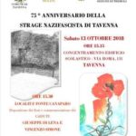 75° anniversario della strage nazifascista di Tavenna
