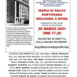 28.03.1944 – 28.03.2021 Anniversario dell’assassinio della partigiana molisana Maria Di Salvo